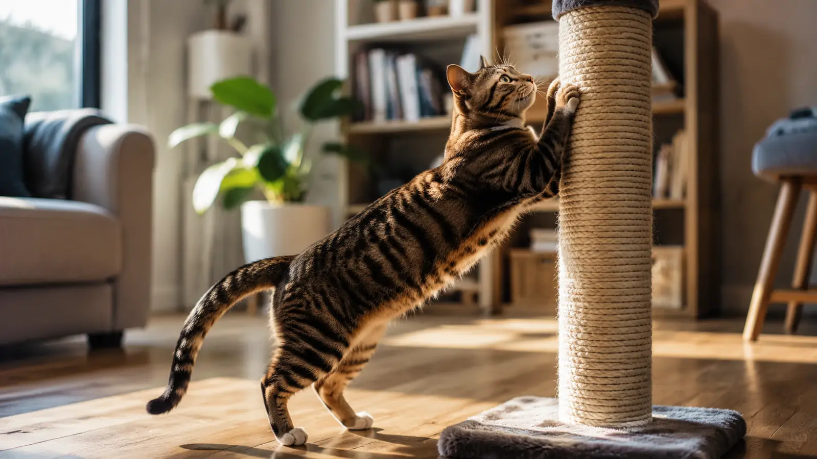 How to Get Your Cat to Use a Scratching Post (Not the Furniture)